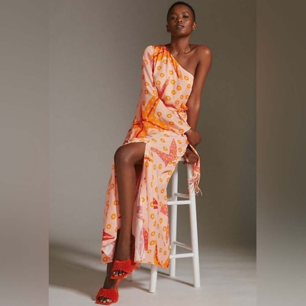 Farm Rio One-Shoulder Starfish Dress - Picture 2 of 11